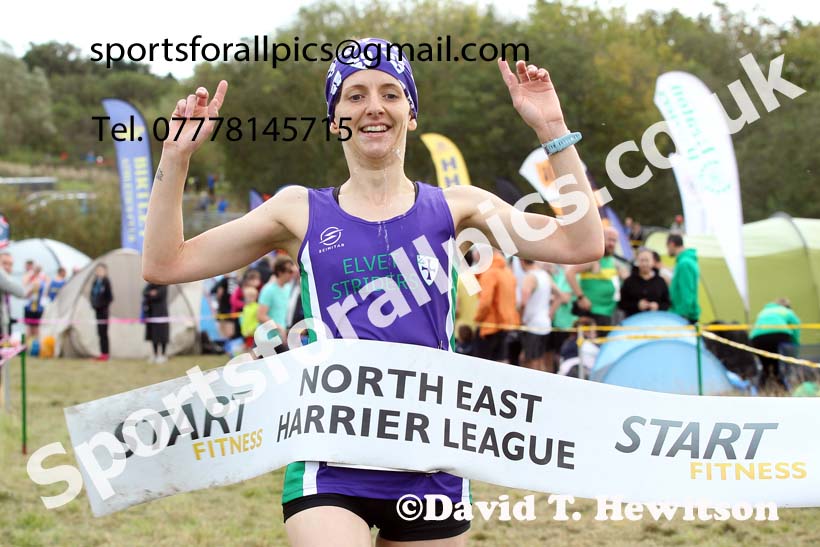 Senior womens 2021 North Eastern Harrier League, Druridge Bay. Photo: David T. Hewitson/Sports for All Pics